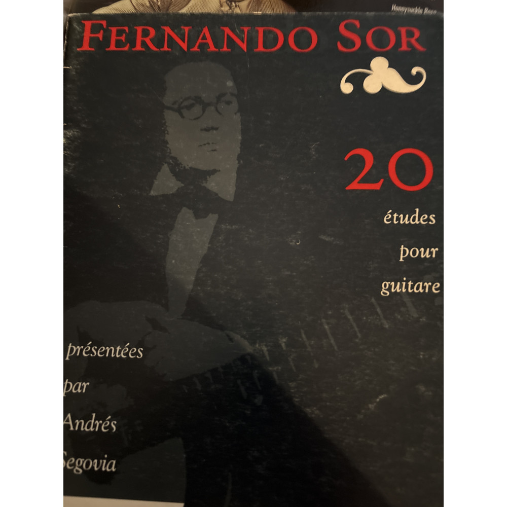 20 études pour guitare Fernando Sor