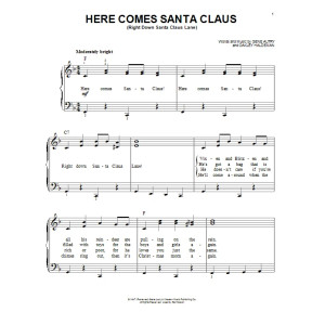 Here Comes Santa Claus (Right Down Santa Claus Lane)