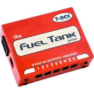 T-Rex FuelTank Junior: alimentación para pedales de efectos, 5 salidas 9V aisladas