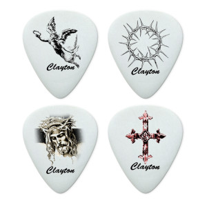 Médiators Clayton Christian Standard acétal 0,50 mm /12 pièces