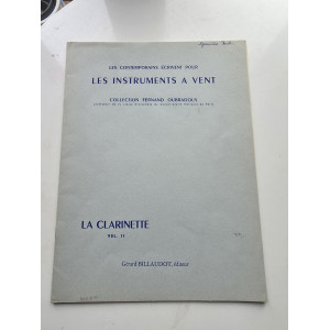 Les Contemporains Écrivent Pour Les Instruments À Vent - La Clarinette Vol 2 - Coll. Oubradous - Ed. Billaudot