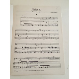 César Bresgen Studies Iii - clarinette et piano  - Heft 2 : Schwieriger
