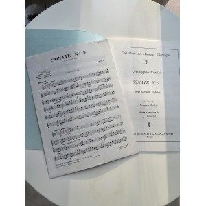 Arcangello Corelli, Sonate N°9 Pour Clarinette Et Piano - Boulay / Lancelot