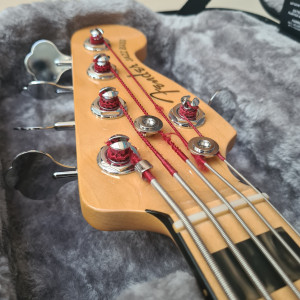 Fender American Ultra Jazz Bass V USA – 2022 – Arctic Pearl – Case Fender