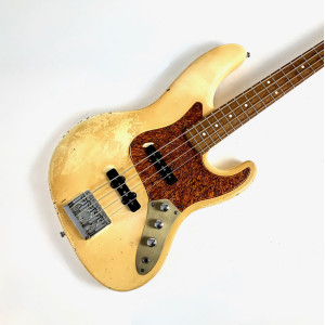 Fender Jazz Bass American Standard Long Horn 1991 Vintage White