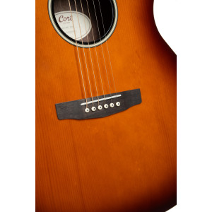 Cort Exotic GA Nussbaum Gitarre | Elektroakustik Grand Auditorium