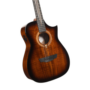 Cort Luxe Nylon 2 Bkb Guitar - Frank Gambale Classical Guitar Solid Blackwood