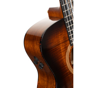 Cort Luxe Nylon 2 Bkb Guitar - Frank Gambale Classical Guitar Solid Blackwood