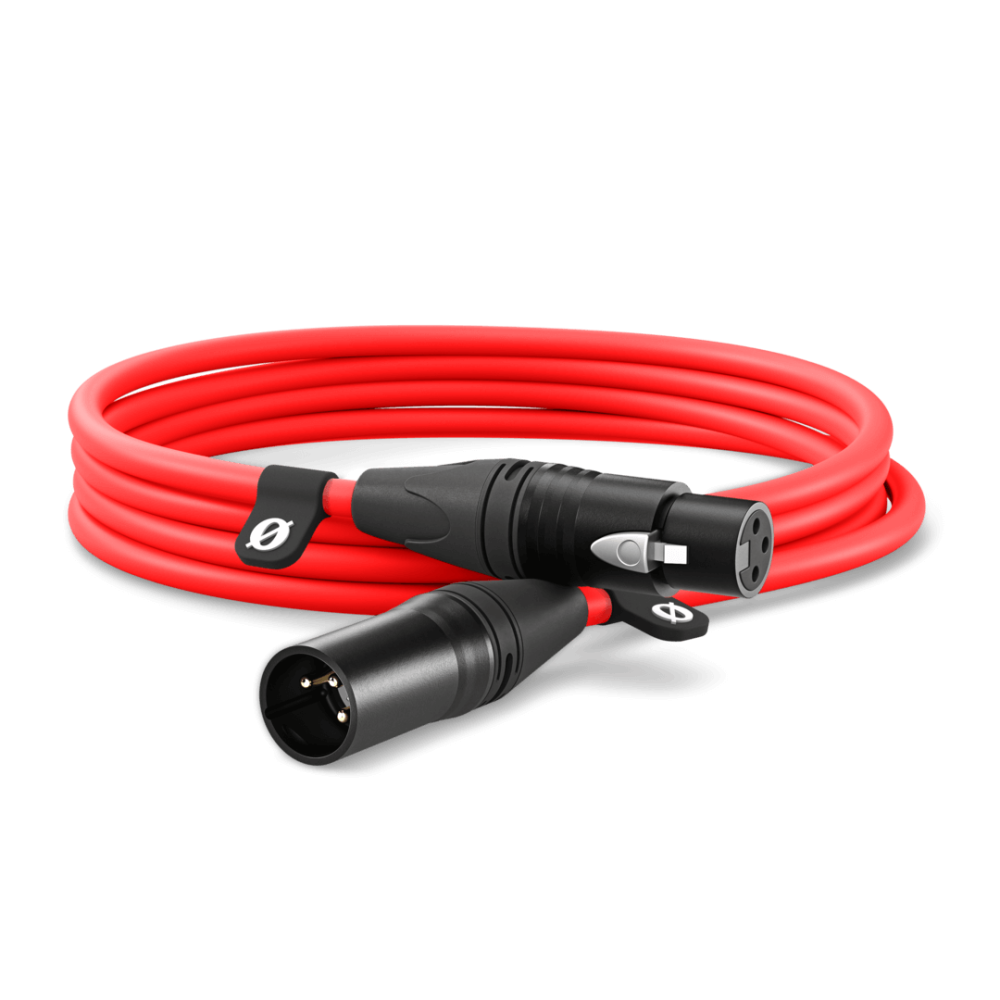 RODE XLR3M-R XLR-Kabel 3m Red