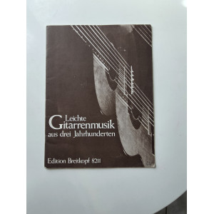 Leichte Gitarrenmusik aus drei Jarhhunderten
