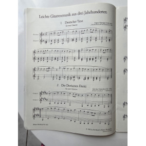 Leichte Gitarrenmusik aus drei Jarhhunderten