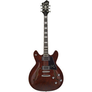 Hagstrom Super Viking Trans Brown Justin York | Guitarra Semi-Hollow