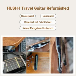 DONNER HUSH-I Travel Guitar MH Nat