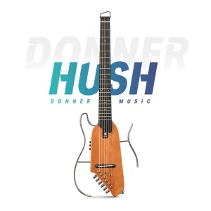 DONNER HUSH-I Travel Guitar MH Nat