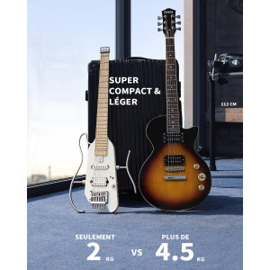 DONNER HUSH-X Travel Guitar Sunburst
