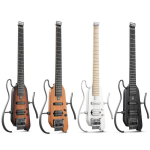 DONNER HUSH-X Travel Guitar Natural