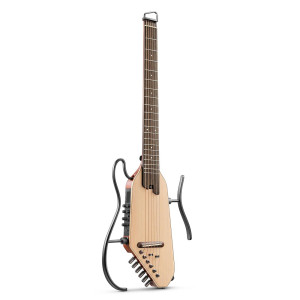 DONNER HUSH-I Pro Travel Guitar White