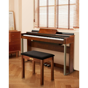DONNER DKB-10 Brown Banquette Piano