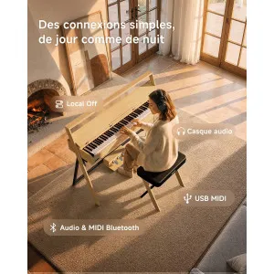 DONNER OURA R300 LW Piano Numérique