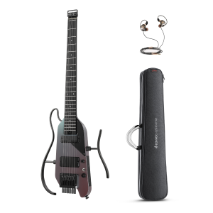 DONNER HUSH-X Pro Travel Guitar White