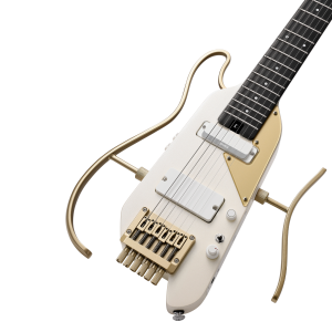 DONNER HUSH-X Pro Travel Guitar White