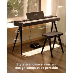 DONNER OURA S100 WH Piano Numérique