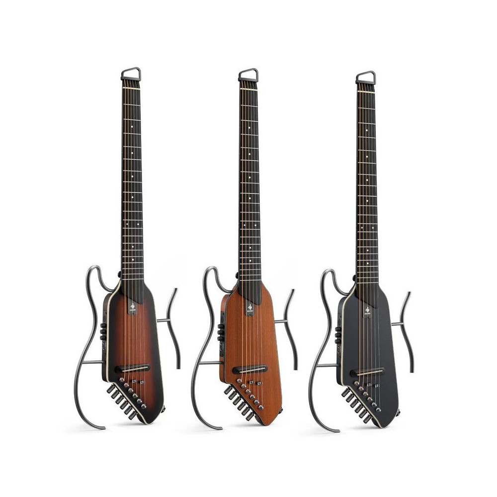 DONNER HUSH-I Evo2 Travel Guitar Sunburst