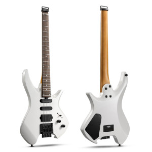DONNER HLX-500 Headless Guitar White