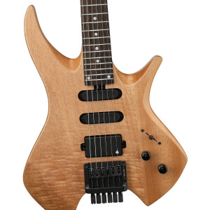 DONNER HLX-500 Headless Guitar Wooden Nature