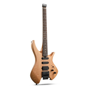 DONNER HLX-500 Headless Guitar Wooden Nature