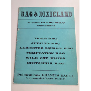 Rag & Dixieland - Album Piano Solo - Ed. Francis Day
