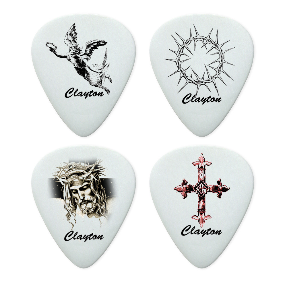 Clayton Christian Picks Standard Acetal 0,38mm /12 pcs