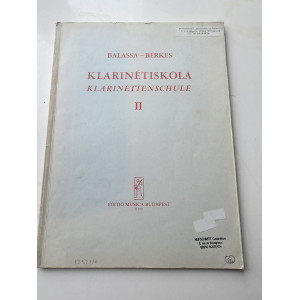 Balassa Berkes - Klarinettenschule - Klarinetiskola - Méthode De Clarinette