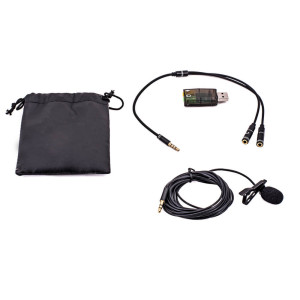 CAD Audio PM2100, PodMaster LavMAX, Micrófono de solapa profesional para podcast/streaming
