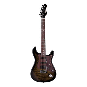 Magneto Guitars, Sonnet Modern, Quilted Transparent Black