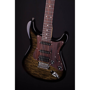 Magneto Guitars, Sonnet Modern, Quilted Transparent Black