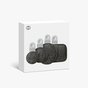 Tandem Drums, Drops lot de 4 effets de batterie, Gris Brouillard