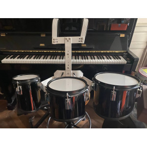 Kit de 3 toms con soporte — Ø 27 / 21,5 / 17 cm (10,6" / 8,5" / 6,7")