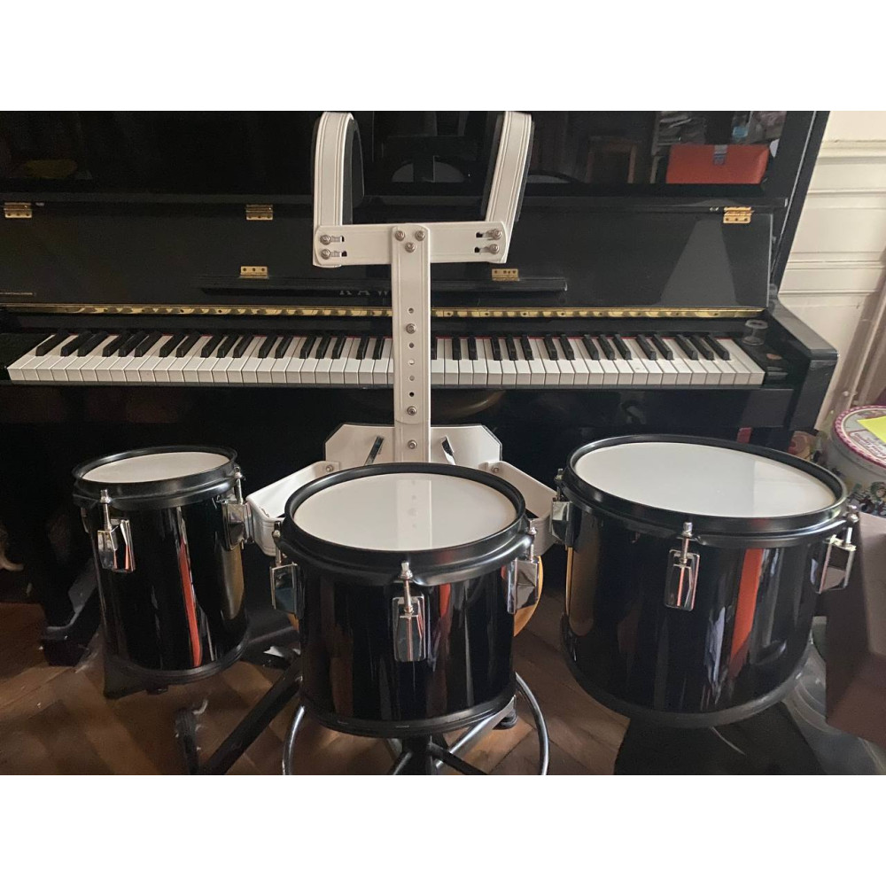 3 floor toms kit — Ø 27 / 21.5 / 17 cm (10.6" / 8.5" / 6.7")