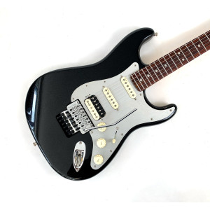 Fender Stratocaster American Ultra Luxe HSS Floyd Rose 2023 Mystic Black