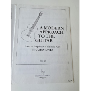 A modern approach to the guitar - Guido Topper - Vol 1