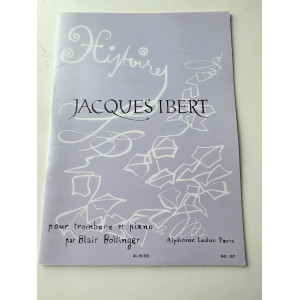 Jacques Ibert Histoires Pour Trombone Et Piano Par Blair Bollinger