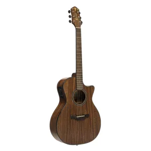 Able serie 635, guitarra electroacústica Orchestra con cutaway, tapa de caoba maciza