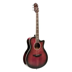 Série Noble, guitare électro-acoustique mini-jumbo en érable ondé