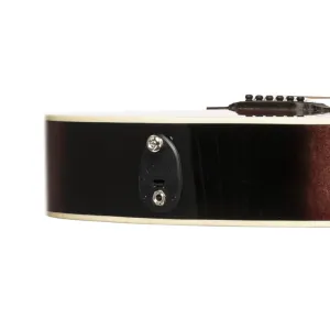 Serie Noble, guitarra electroacústica mini-jumbo de arce ondulado