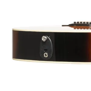 Serie Noble: guitarra electroacústica mini-jumbo de arce ondulado Crafter