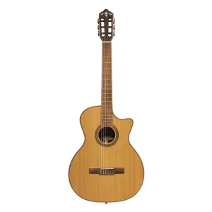 Guitarra híbrida clásica-eléctrica con cutaway de cedro macizo | Green Musicians