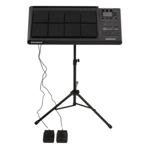 ELE.PERC.8PADS W/PEDAL,BAG,STD | Set de pads de percusión electrónica