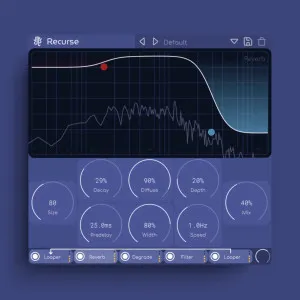 Recurse: Plugin de audio de procesamiento recursivo para delays evolutivos