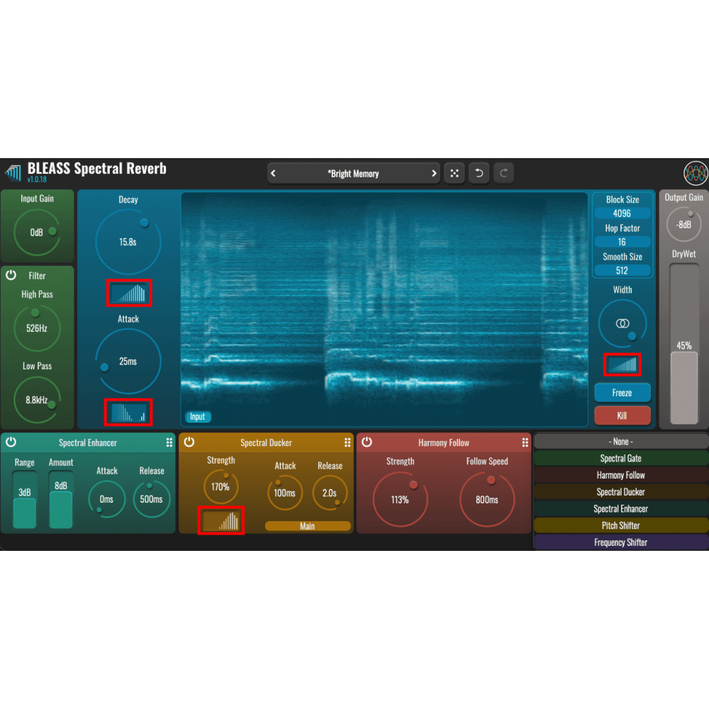 BLEASS Spectral Reverb - Plugin de reverberación con mapeo espectral